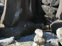 Jizos and rocks