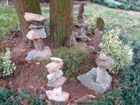 Rocks from the restaurant
