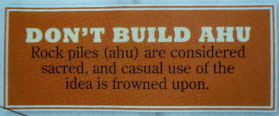 Don't build ahu