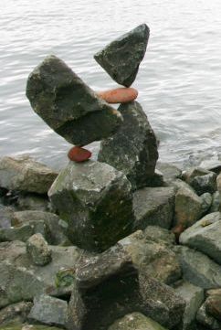 two rock stacks