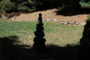 Peace cairn