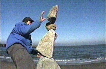 Bill finishing scultpure