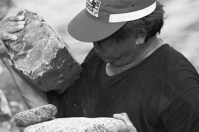 Bill Dan balancing rocks