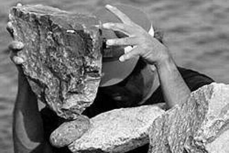 Bill Dan balancing rocks